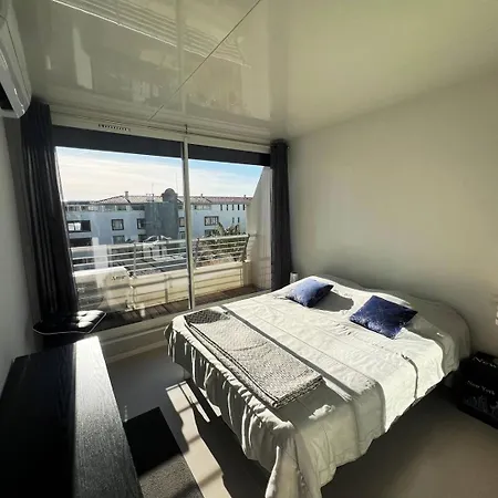 Appartamento Sunset Joli 3 Pièces Avec 2 Alcôves Clim Vue Piscine Rochelongue Cap D'agde