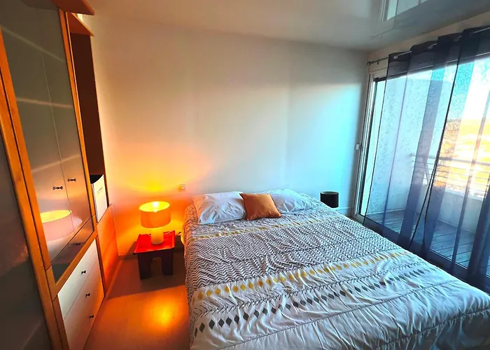 Sunset Joli 3 Pièces Avec 2 Alcôves Clim Vue Piscine Rochelongue Cap D'agde Apartamento Agde
